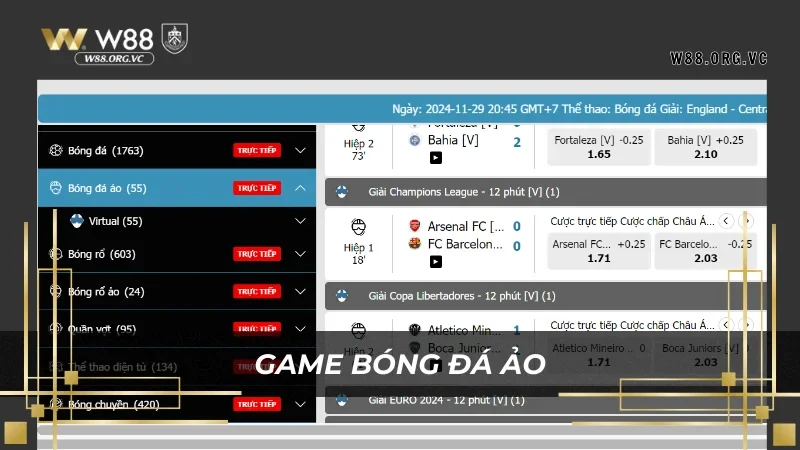 Bóng đá ảo BTi ESPORTS với nhiều kèo cược